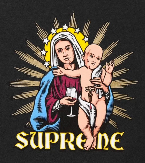 Camiseta Supreme "Blood" Preto