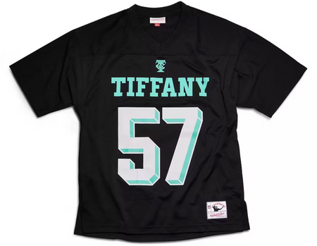 Camisa Tiffany & Co. x NFL x Mitchell & Ness "Football Jersey" Preto