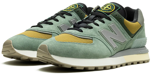 Tênis New Balance 574 Legacy x Stone Island "Light Green" Verde