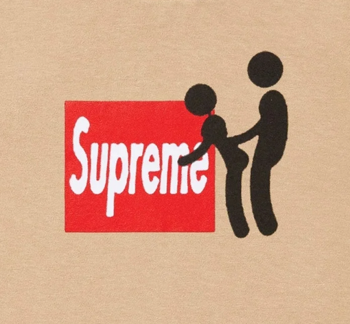 Camiseta Supreme Stick FW25 "Khaki" Bege