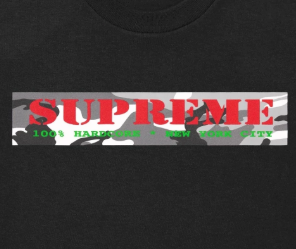 Camiseta Supreme Hardcore SS25 "Black" Preto
