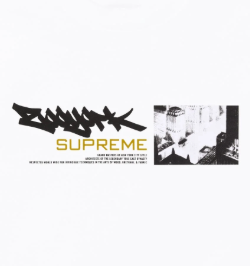 Camiseta Supreme x Zoo York Dynasty SS25 "White" Branco