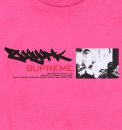 Camiseta Supreme x Zoo York Dynasty SS25 "Fuchsia" Rosa