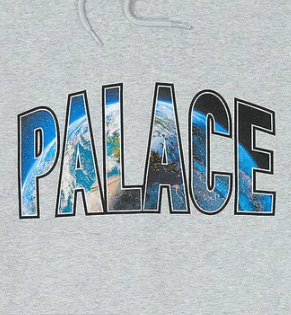 Moletom Palace Earthy FW24 "Grey Marl" Cinza