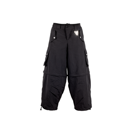 Calça Parachute Shui "Viajante Desert" Preto