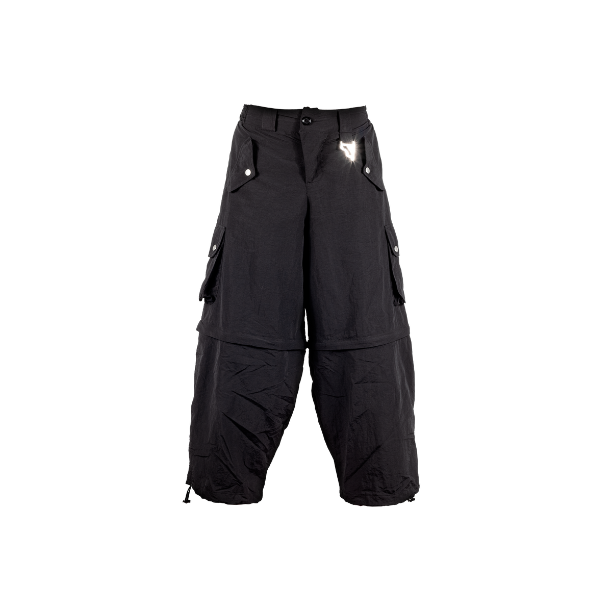 Calça Parachute Shui "Viajante Desert" Preto