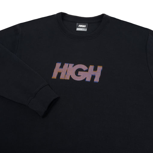 Crewneck High "Olograph Logo" Preto