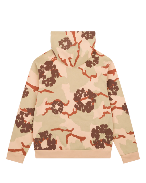 Moletom Denim Tears "Cotton Wreath Zip Hoodie Camo" Bege