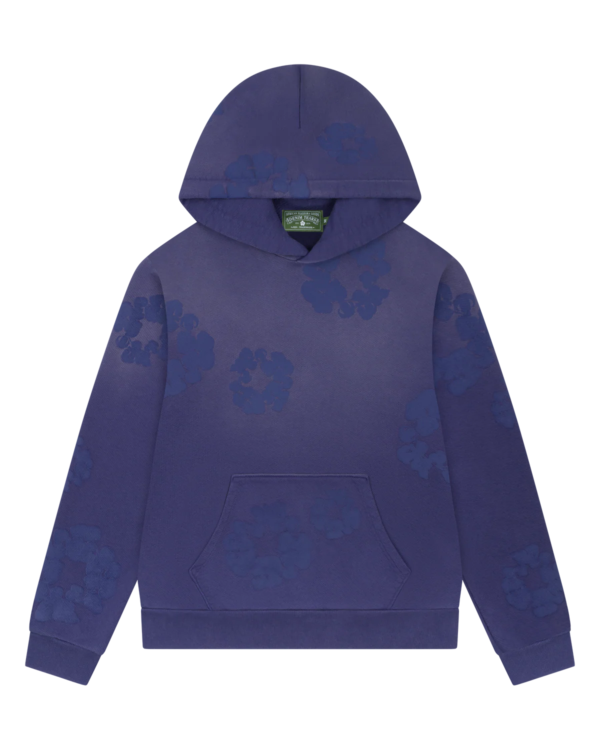 Moletom Denim Tears Mono Cotton Wreath Hoodie Washed Blue Azul
