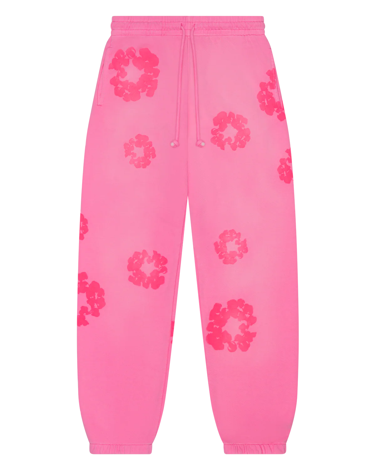 Calça de Moletom Denim Tears Mono Cotton Wreath Sweatpants Pink Rosa