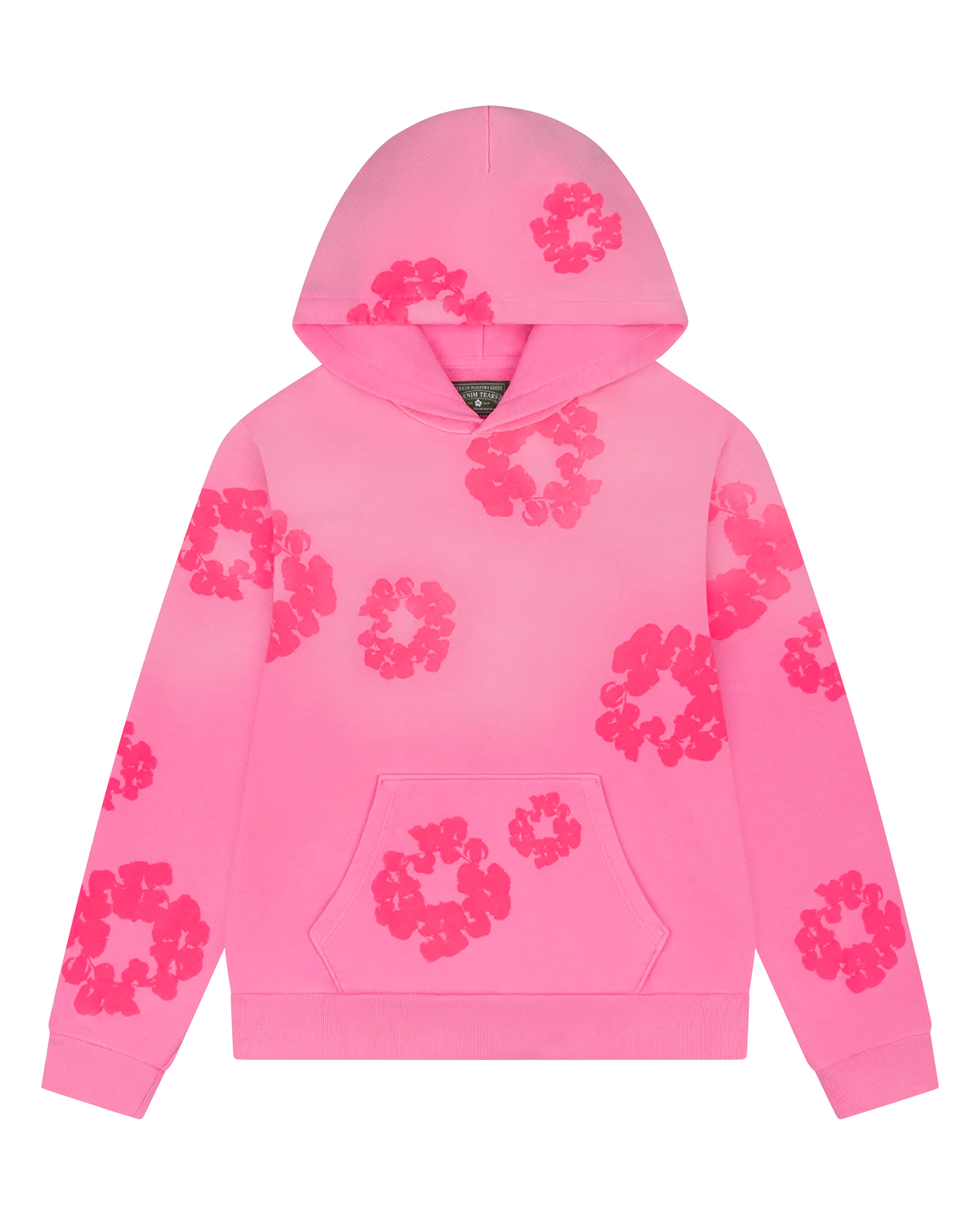 Moletom Denim Tears Mono Cotton Wreath Hoodie Pink Rosa
