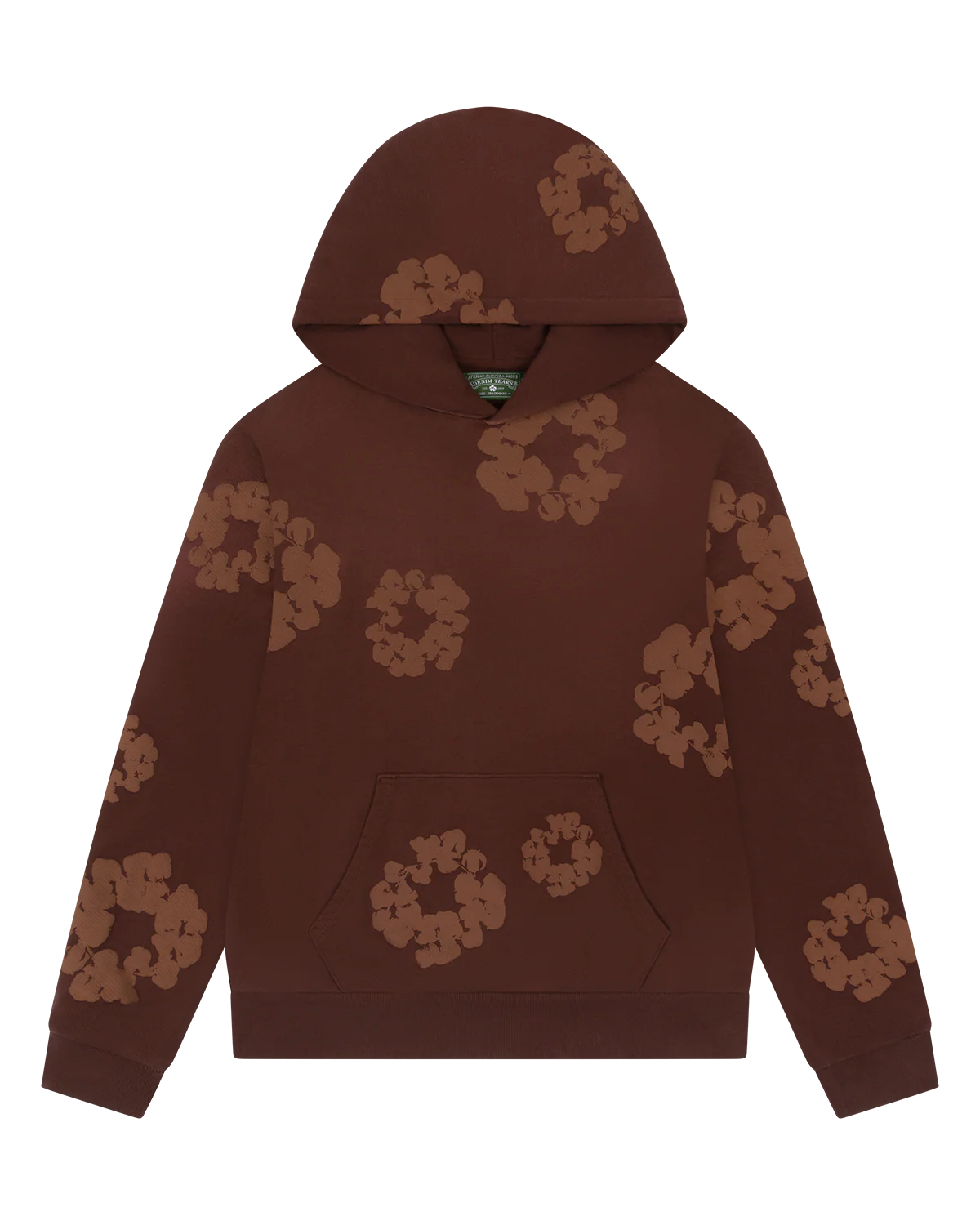 Moletom Denim Tears Mono Cotton Wreath Hoodie Brown Marrom