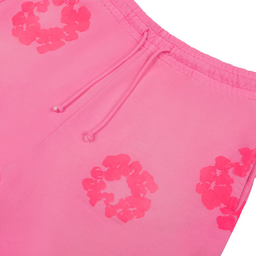 Calça de Moletom Denim Tears Mono Cotton Wreath Sweatpants Pink Rosa