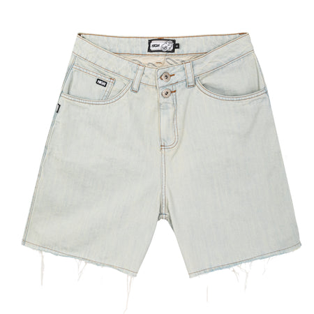 Shorts Feminino High Denim "Blue" Azul Claro