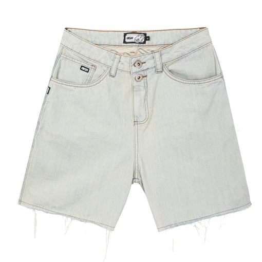 Shorts Feminino High Denim "Blue" Azul Claro