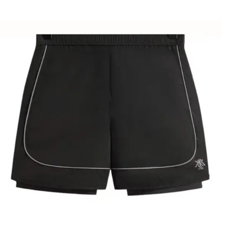 Shorts Kith "K-Tech Jordan Tech" Preto