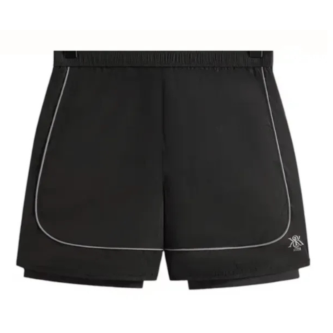 Shorts Kith "K-Tech Jordan Tech" Preto