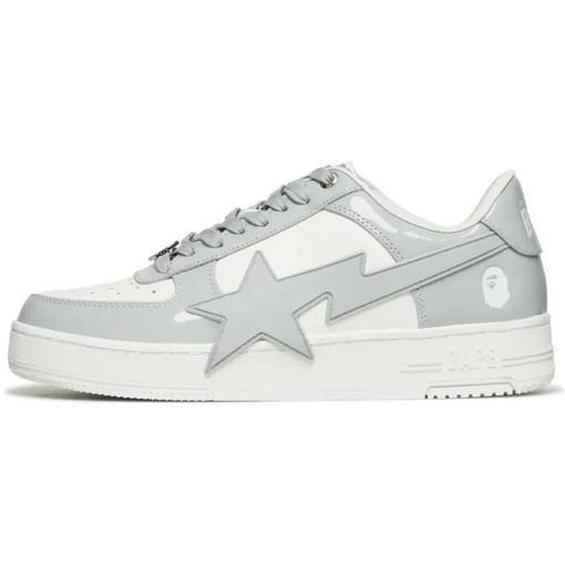 Tênis A Bathing Ape Bape Sta OS #3 M2 "Grey/White" Cinza/Branco