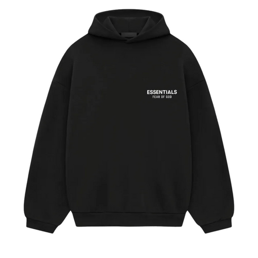 Moletom Fear of God Essentials Fleece Hoodie FW24 "Black" Preto