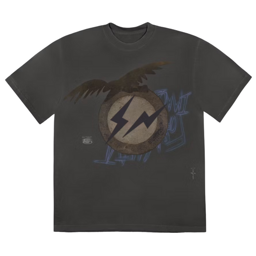 Camiseta Travis Scott Cactus Jack x Fragment "Create Washed" Preto