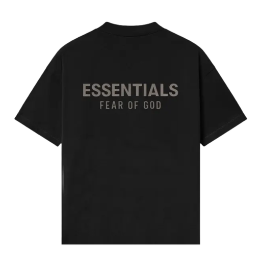 Camiseta "Fear of God Essentials Classic Jet Black" Preto
