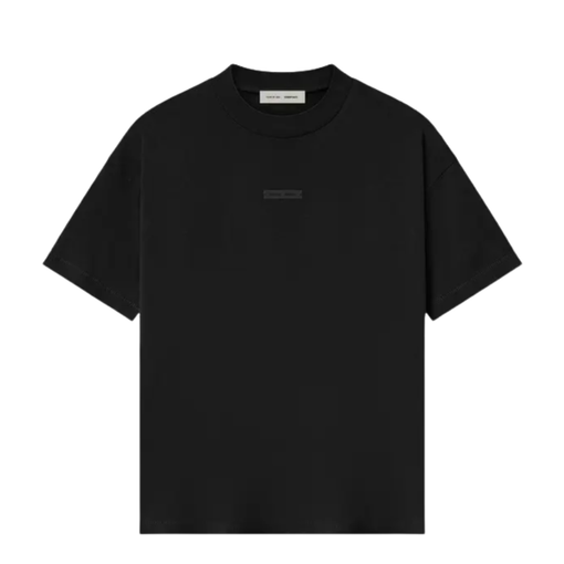 Camiseta "Fear of God Essentials Classic Jet Black" Preto