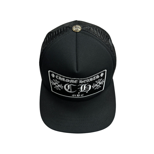 Boné Chrome Hearts "CH New York City Trucker Hat Black" Preto