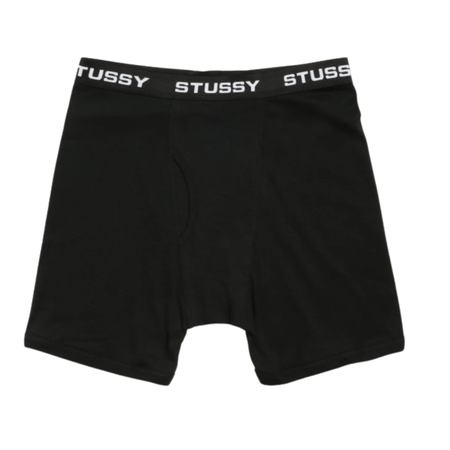 Cueca Stussy Boxer Briefs 3 Pack "Black" Preto