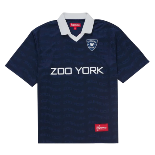 Camiseta Jersey "Supreme x Zoo York Soccer Jersey Navy" Azul