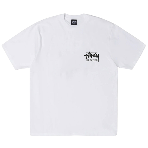 Camiseta Stussy Stock Los Angeles "White" Branco