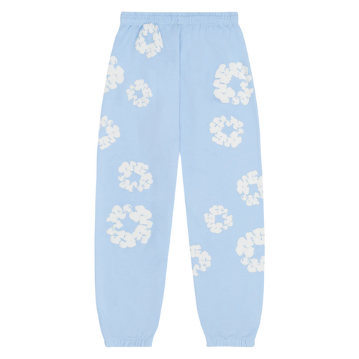 Calça Denim Tears The Cotton Wreath Sweatpants "Powder Blue" Azul