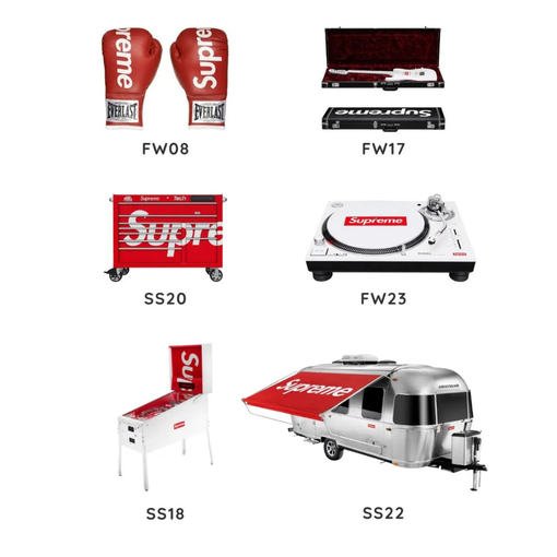 Brinquedo Supreme x Bandai Gashapon Machin Mystrey Prize FW25 "Red" Vermelho *UNIDADE*