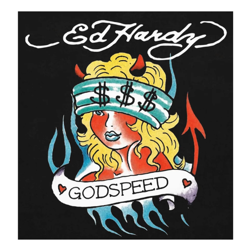 Regata Ed Hardy Godspeed "Black" Preto
