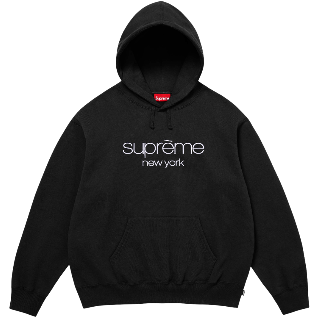 Moletom Supreme SS26 "Classic Logo" Preto