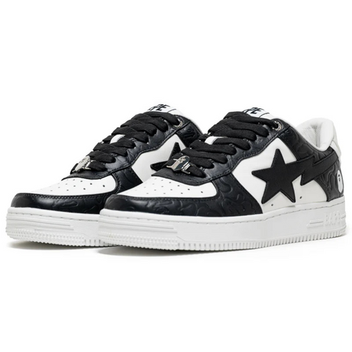 Tênis A Bathing Ape Bape Sta #4 M1 "Line Camo" Branco/Preto