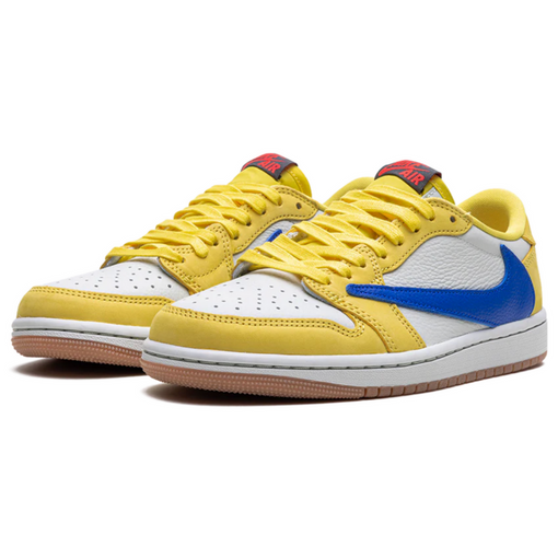 Tênis Nike Air Jordan 1 Low x Travis Scott Wmns "Canary" Amarelo