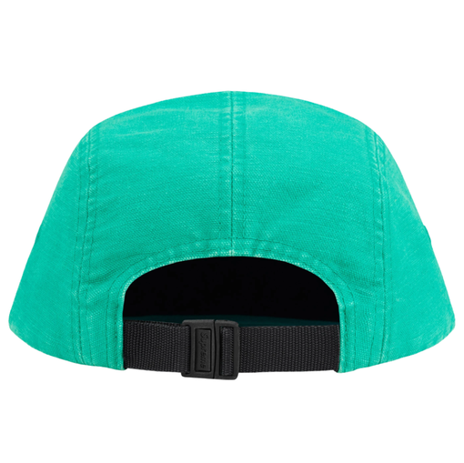 Boné Supreme SS26 "Canvas Camp Cap" Verde Água