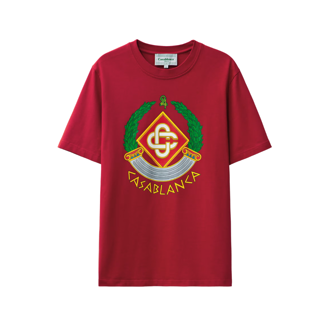 Camiseta Casablanca "Casa Crest" Vermelho