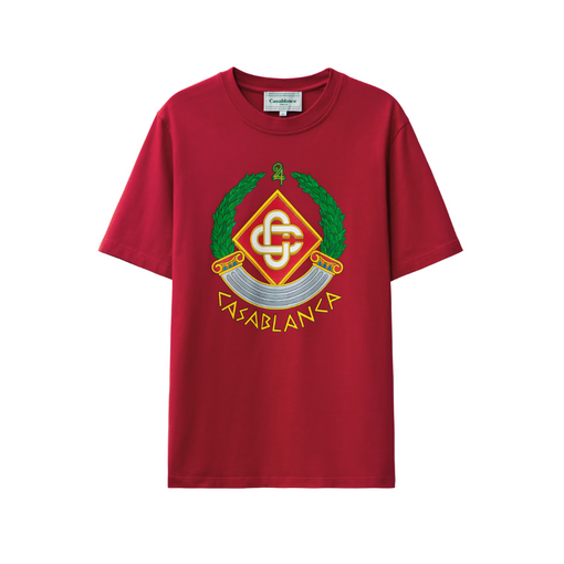 Camiseta Casablanca "Casa Crest" Vermelho