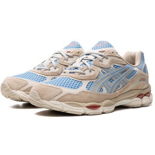 Tênis ASICS Gel-NYC "Harbor Blue Wood Crepe" Bege