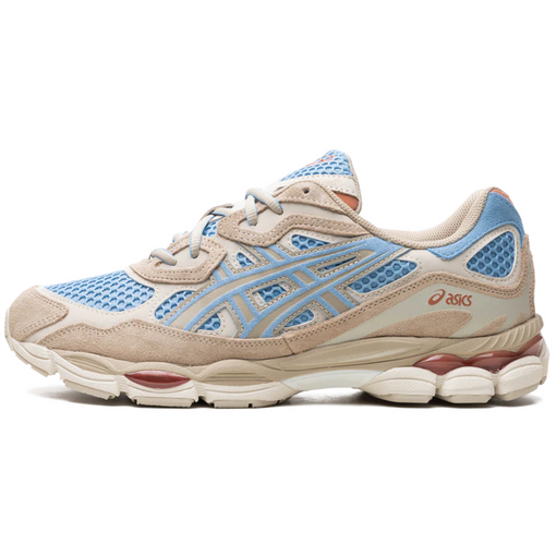 Tênis ASICS Gel-NYC "Harbor Blue Wood Crepe" Bege