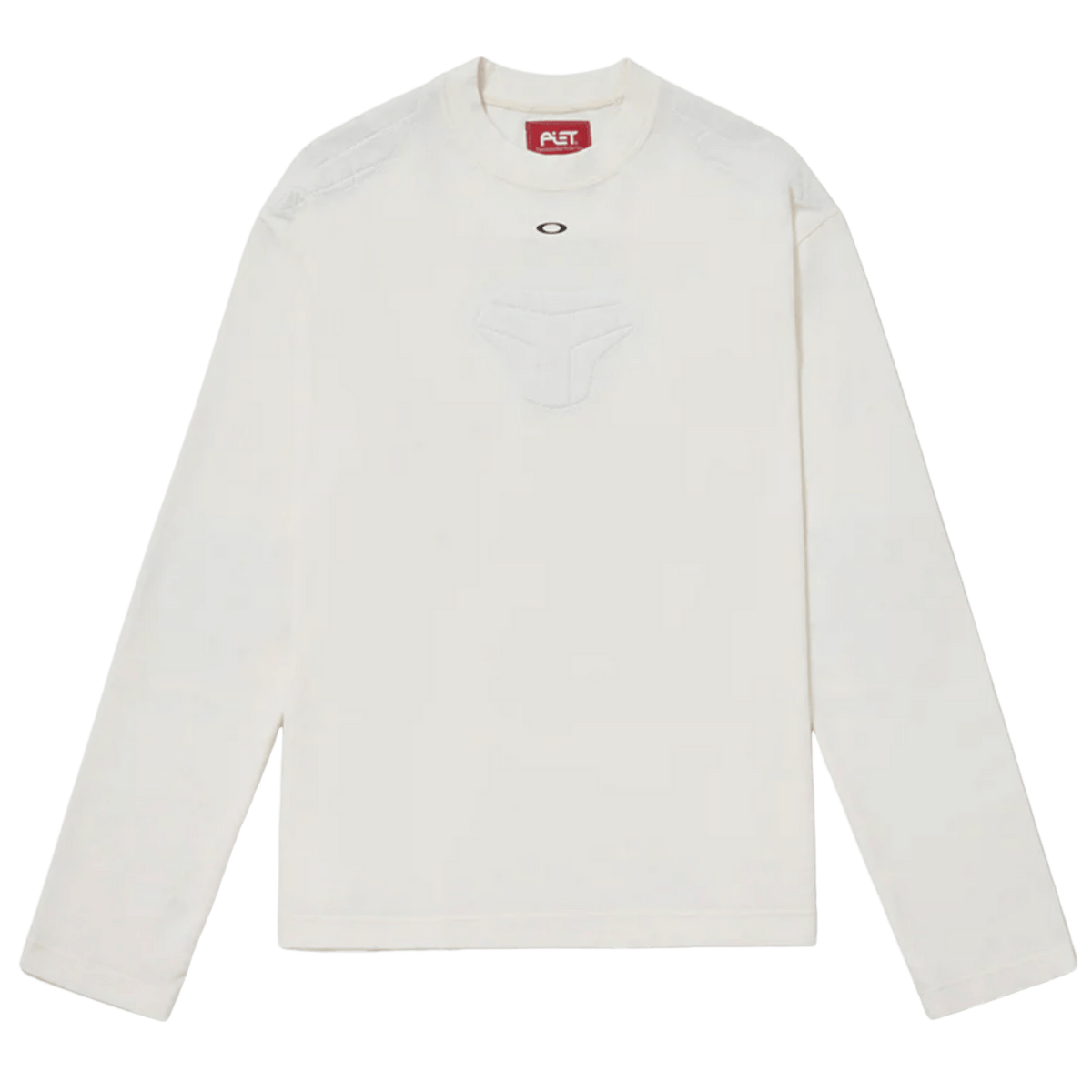Camiseta Manga Longa Piet x Oakley Logo "Bone White" Branco