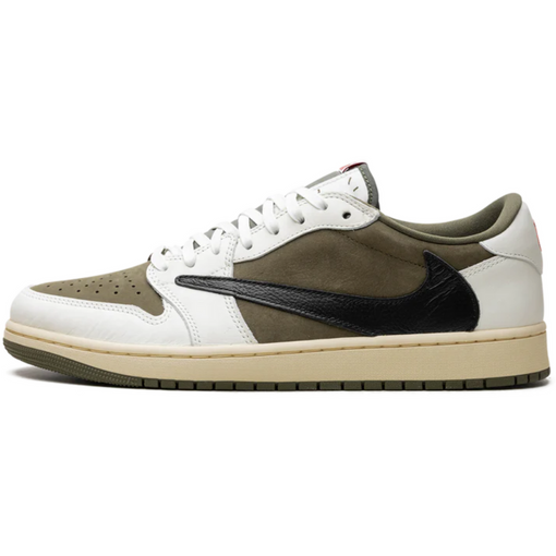 Tênis Nike Air Jordan 1 Low x Travis Scott "Medium Olive" Verde