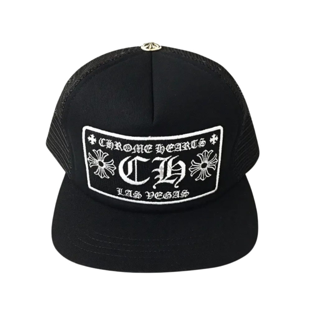 Boné Chrome Hearts "CH New York City Trucker Hat Black" Preto