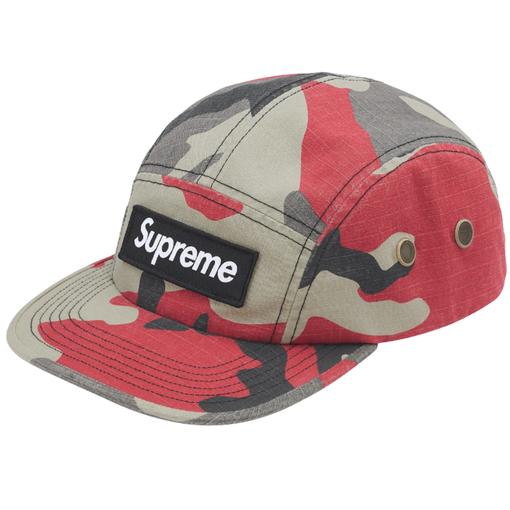 Boné Supreme SS26 "Military" Camuflado