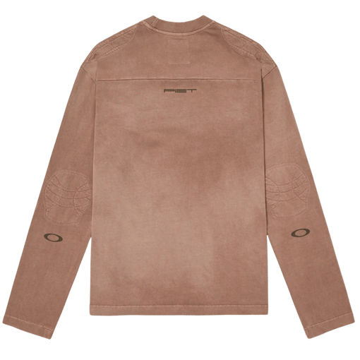 Camiseta Manga Longa Piet x Oakley Logo "Dark Tan" Marrom