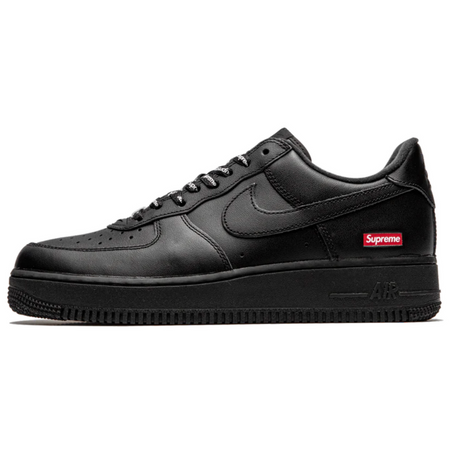 Tênis Nike Air Force 1 Low x Supreme "Black" Preto
