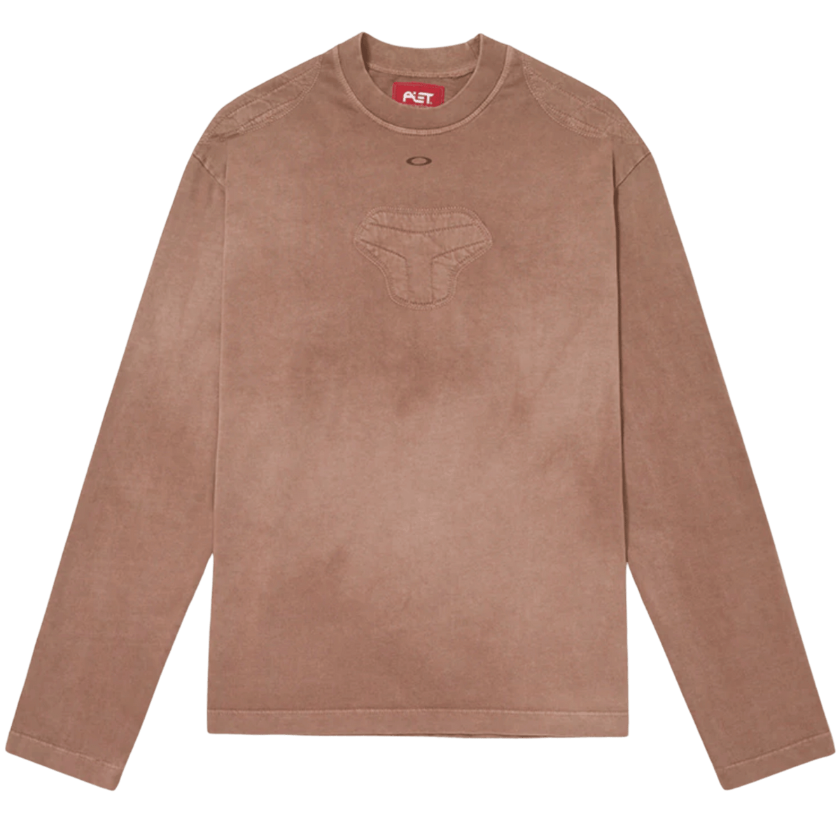 Camiseta Manga Longa Piet x Oakley Logo "Dark Tan" Marrom