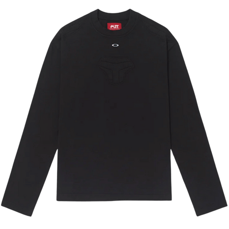 Camiseta Manga Longa Piet x Oakley Logo "Black" Preto