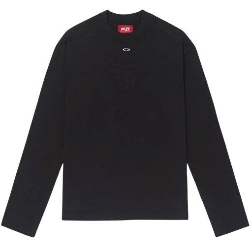 Camiseta Manga Longa Piet x Oakley Logo "Black" Preto